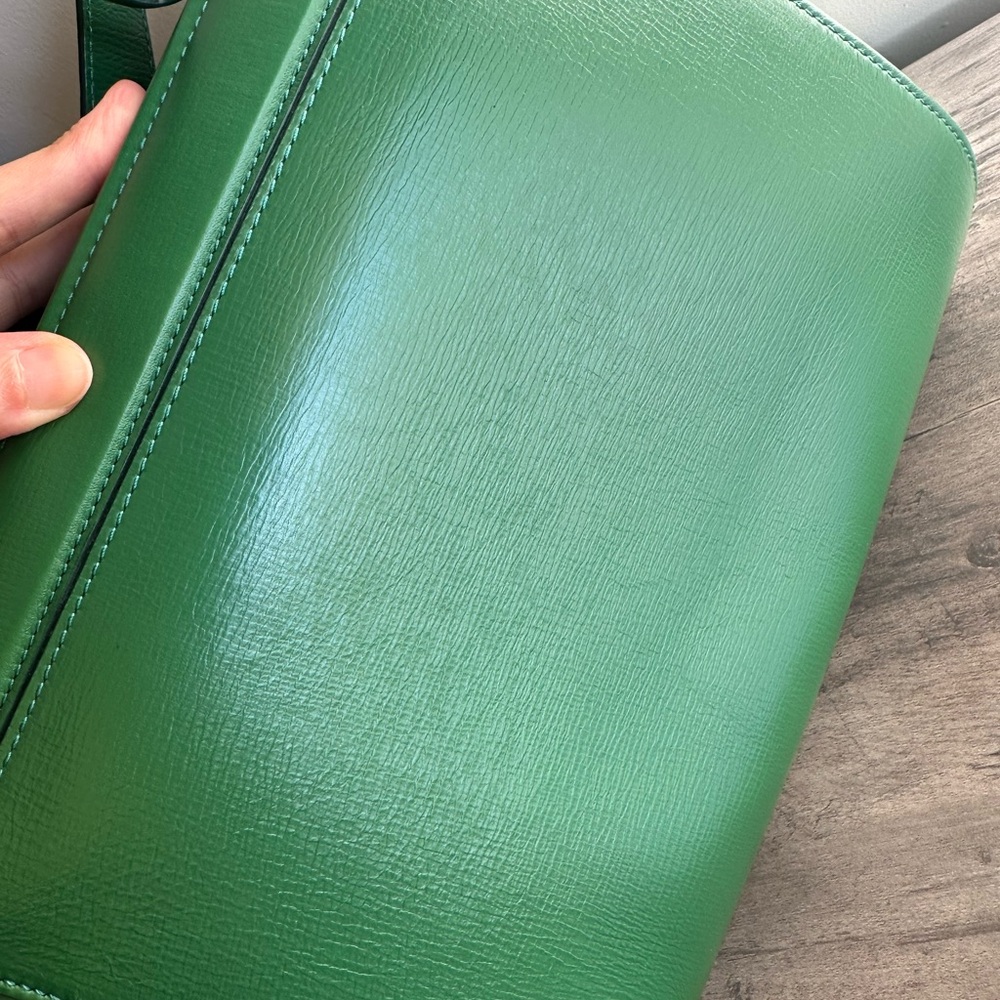 Authentic Givenchy Green leather medium Pandora box bag - Picture 6 of 11